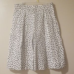 WHOWHATWEAR POLKADOT A LINE SKIRT